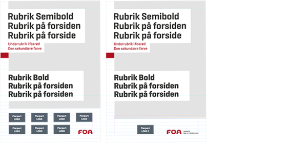 Eksempel på opsætning af flerpartspjece A5-format